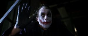 Heath Ledger as the Joker in The Dark Knight (2008)